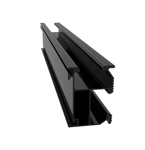 Mibet Rail 3600mm Black Each (MR-R-MA/3.6/BLK)