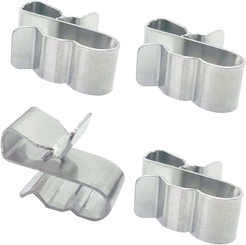 Cable Clip Stainless Steel 2 x 4mm (Packs of 100)