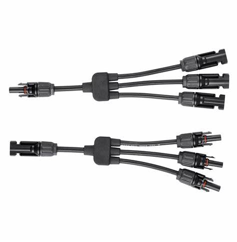 Connector MC4 Pair for cable OD 3.0-6.0mm w/Metal Pins