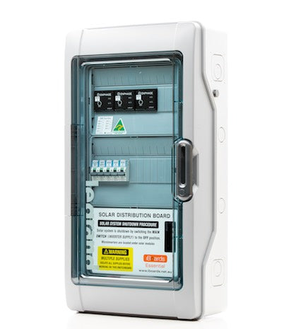 iBoard for Enphase Single phase triple Q-relay Enclosure/outdoor board, w/CTs (IB1POB3IQ-SIG)